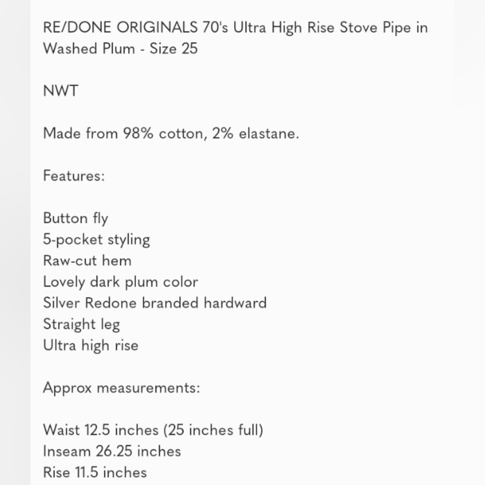 Redone high waist jean - Picture 2 of 7